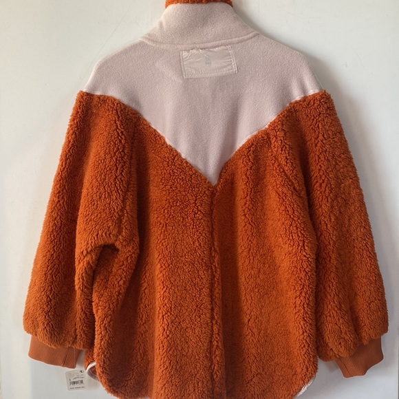 FP Movement Fall To Rise Fleece Quarter Zip in Auburn Sunset Combo, Size S, NWT - Picture 11 of 16